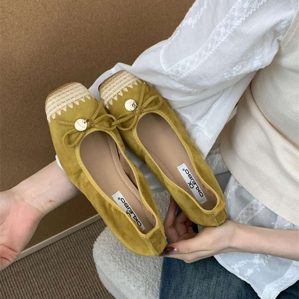Vintage Style French Flat Ballet Flats for Women Summer 2025 New Soft Sole Slip-On Women's Loafers Moccasins