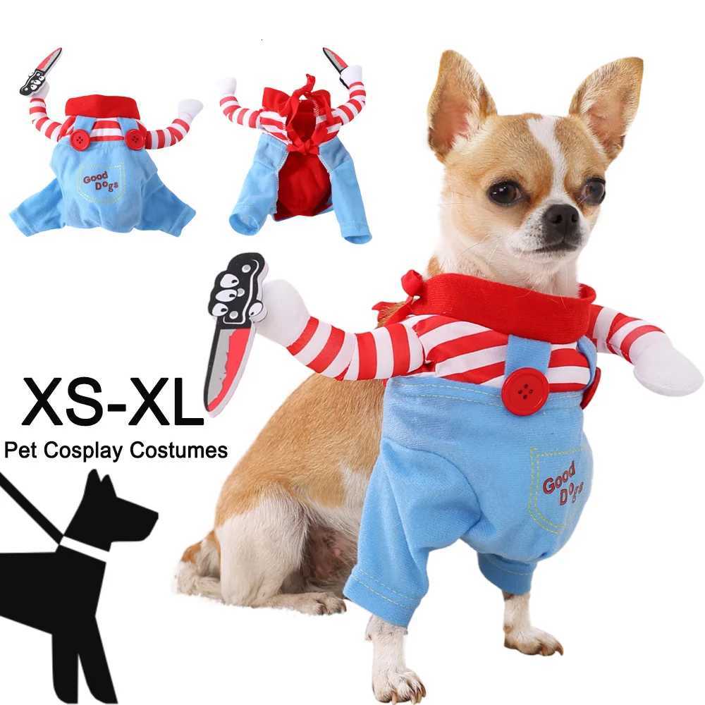 Dog Clothes For Small Medium Dogs Cats Christmas Funny Puppy Dressed Up Cosplay Costumes Chihuahua Yorkshire Pug Pet Clothing X250928