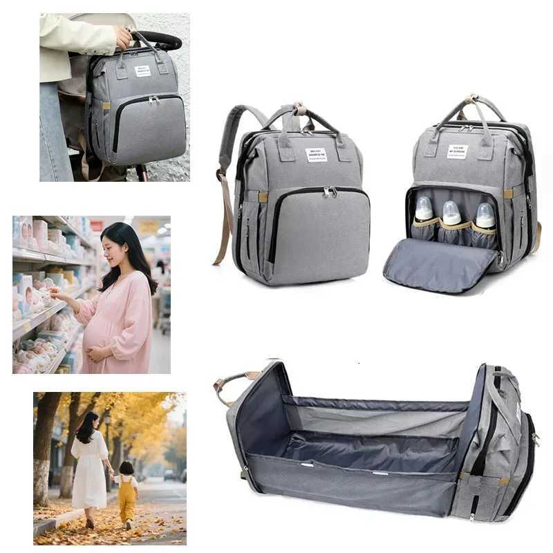 Mommy Bag Baby Bed Mother Large Capaci Nappy Milk Bottle Backpacks Convenient Baby Nursing Bags Diaper bag For Baby StuffXJ250928