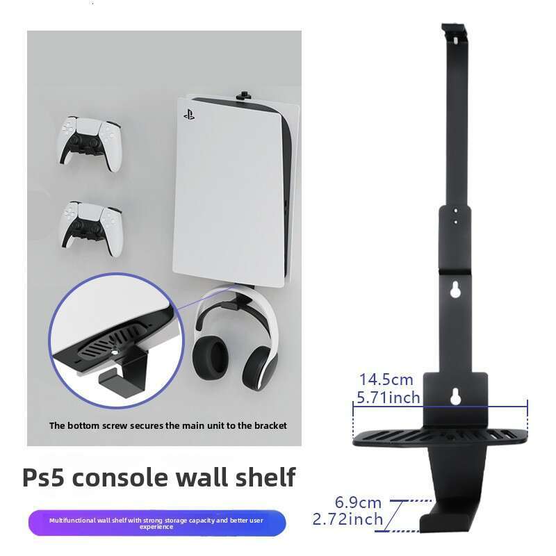 PS5 Wall Mount P5 Game PS5/PS5 Pro/PS5 Slim Console Stand