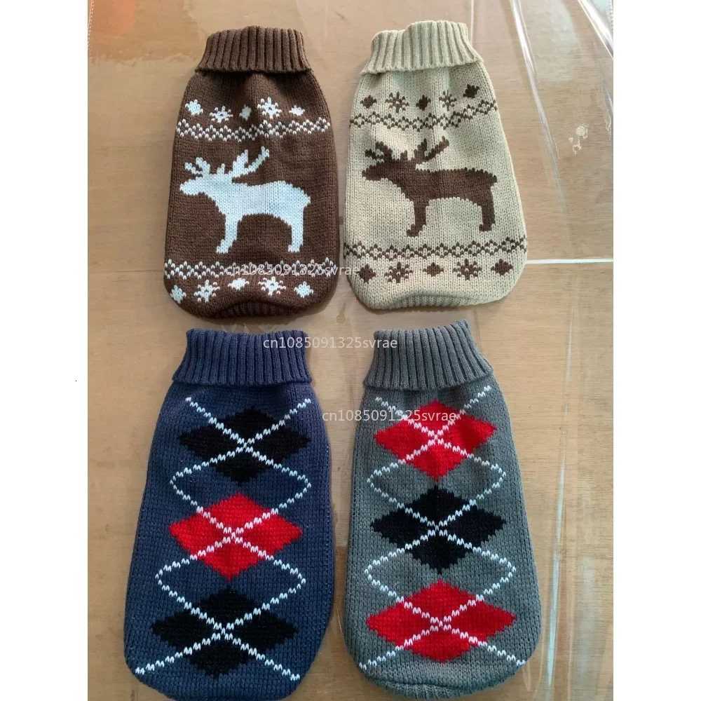 Warm Pet Dog Sweater Winter Dog Clothes for Small Medium Dogs Knitted Puppy Cat Coat Chihuahua French Bulldogs Yorkie Customes X250928