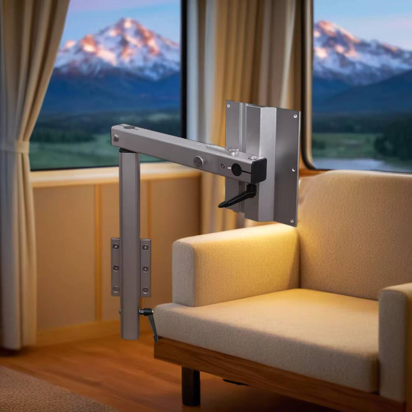 Indoor Car Table Legs, Double Rotation Function, Suitable for Travel Trailer Sofa RV Camping Truck Accessories