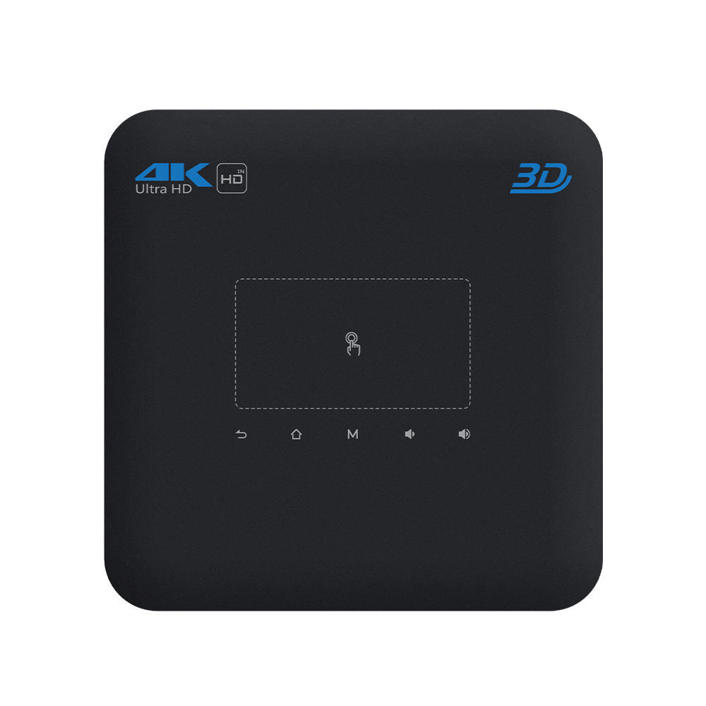 4K 3D Smart Projector Dual Band WiFi 2.4G/5G Bluetooth 5.4 1080P DLP Auto Focus Keystone Correction Home Theater Projector Android OS 300 Inch Screen 