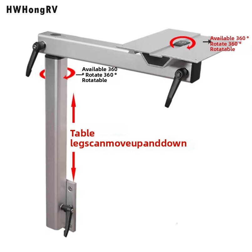 Detachable Adjustable Laptop Desk Legs for Sofa RV Boat Camping Car Accessories Travel Trailer