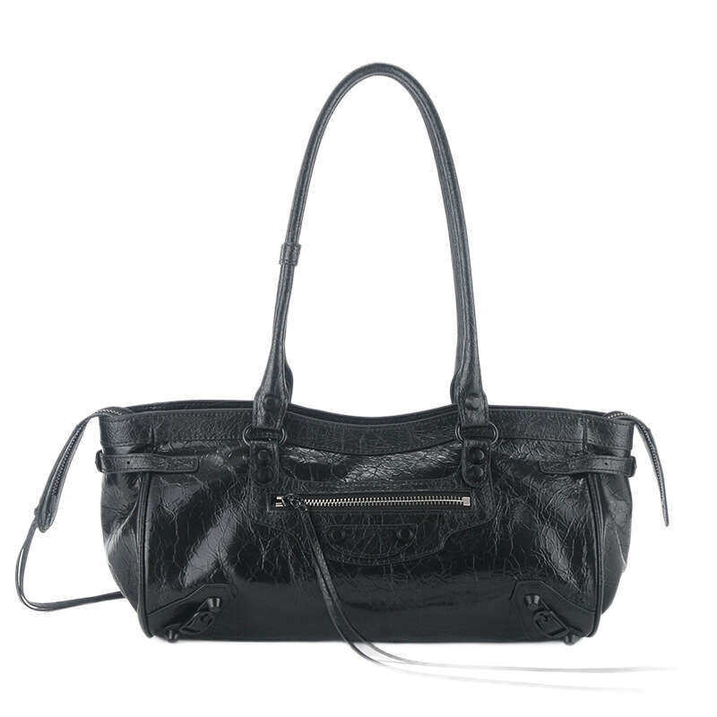 designer bag Luxury bag Underarm Rivet Motorcycle Bag for Women Commuting Large Capacity Handbag Single Shoulder