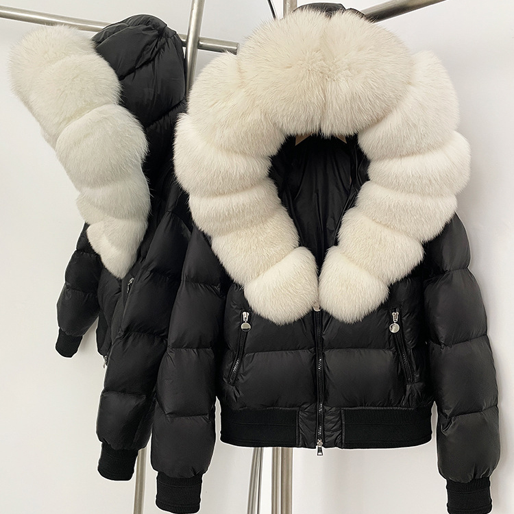 Warm Womens Padded Winter Coat - Fashionable Mountaineering Jacket with Durable Duck Down Insulation