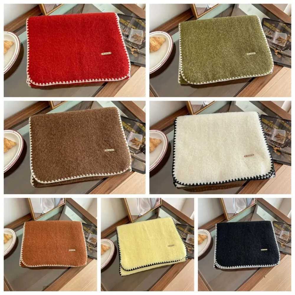 Shawl Polyester Lock Edge Winter Scarf Soft Classic Long Thickened Neckscarf French Style Coldproof Women Warmer Scarf Autumn L250928