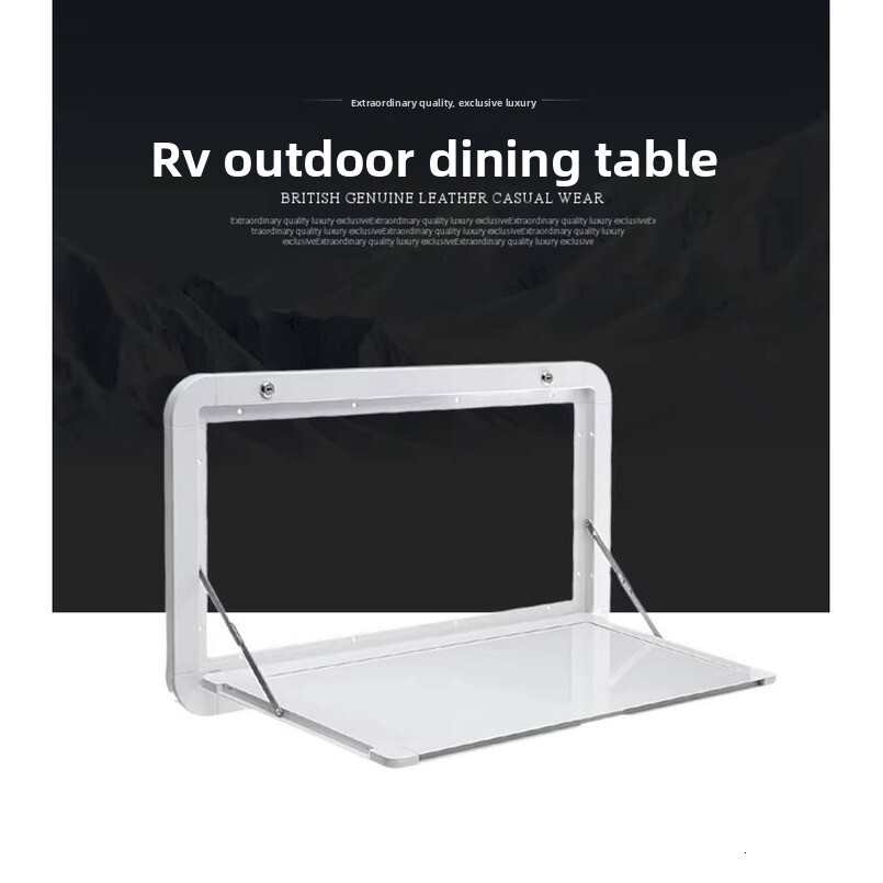 Outdoor Folding Picnic 800x450mm Car Table with Stand, Suitable for RV Camping and Home Use