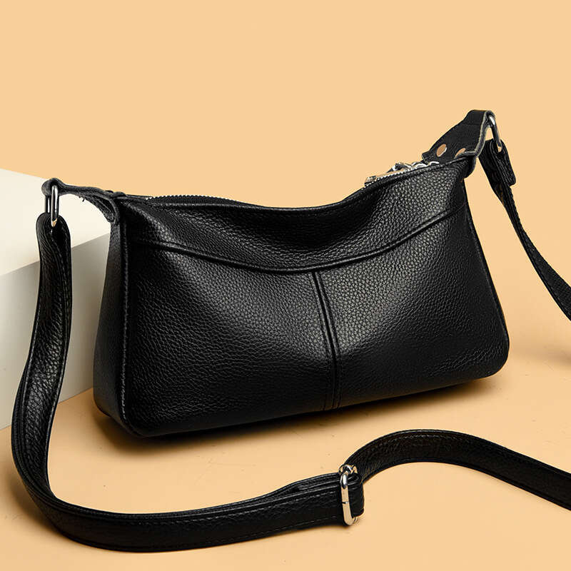 designer bag Luxury bag Genuine Leather for Women New Multi-Compartment Single Shoulder Crossbody Large Capacity Cowhide Crescent Bag