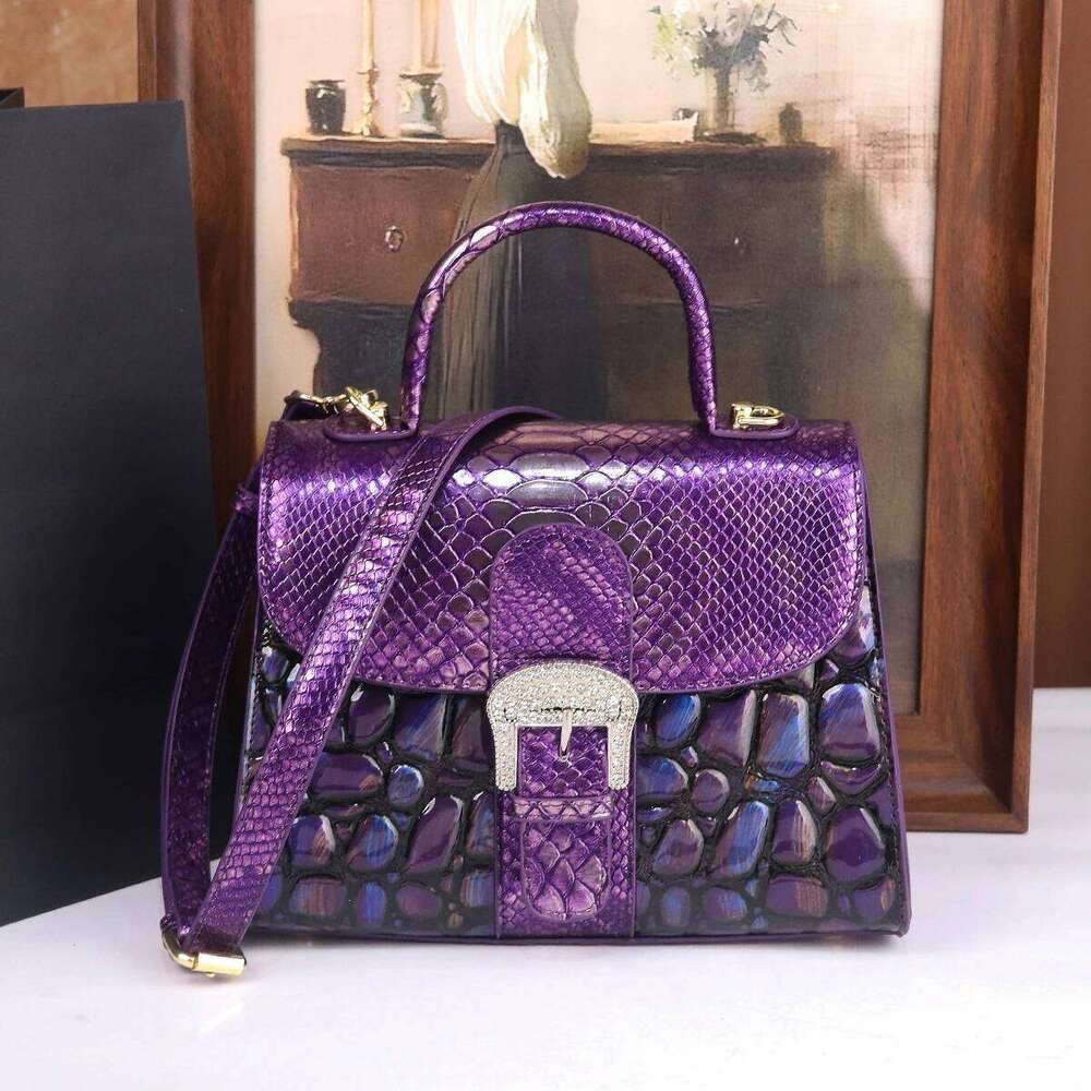 Stone-patterned handbag 2025 new style fashionable and elegant single-shoulder crossbody bag
