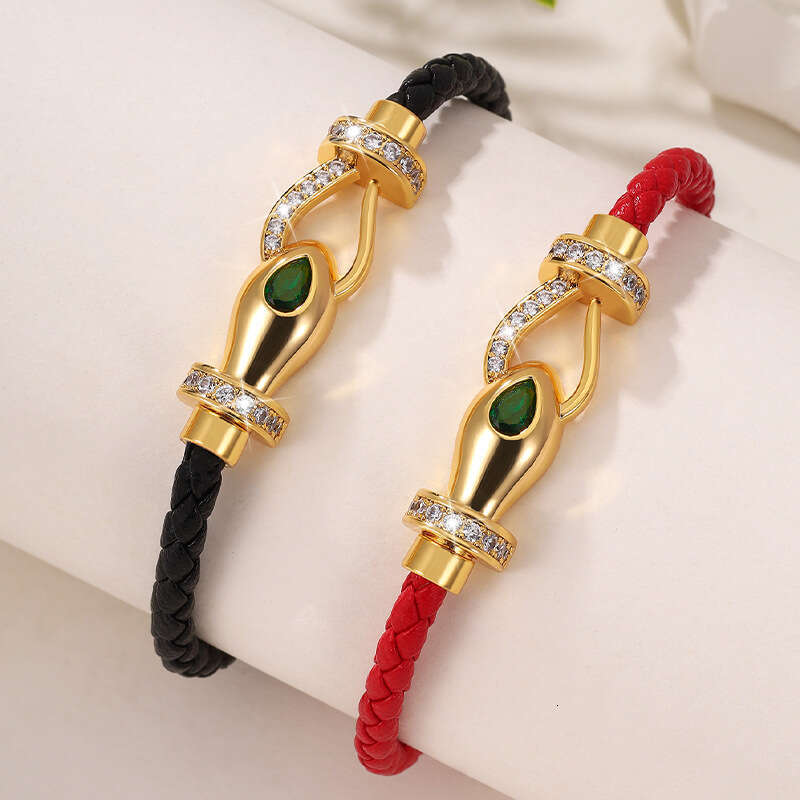 New Horseshoe Buckle Couple Bracelet Female Korean Version fashion High Sense of Hand Jewelry