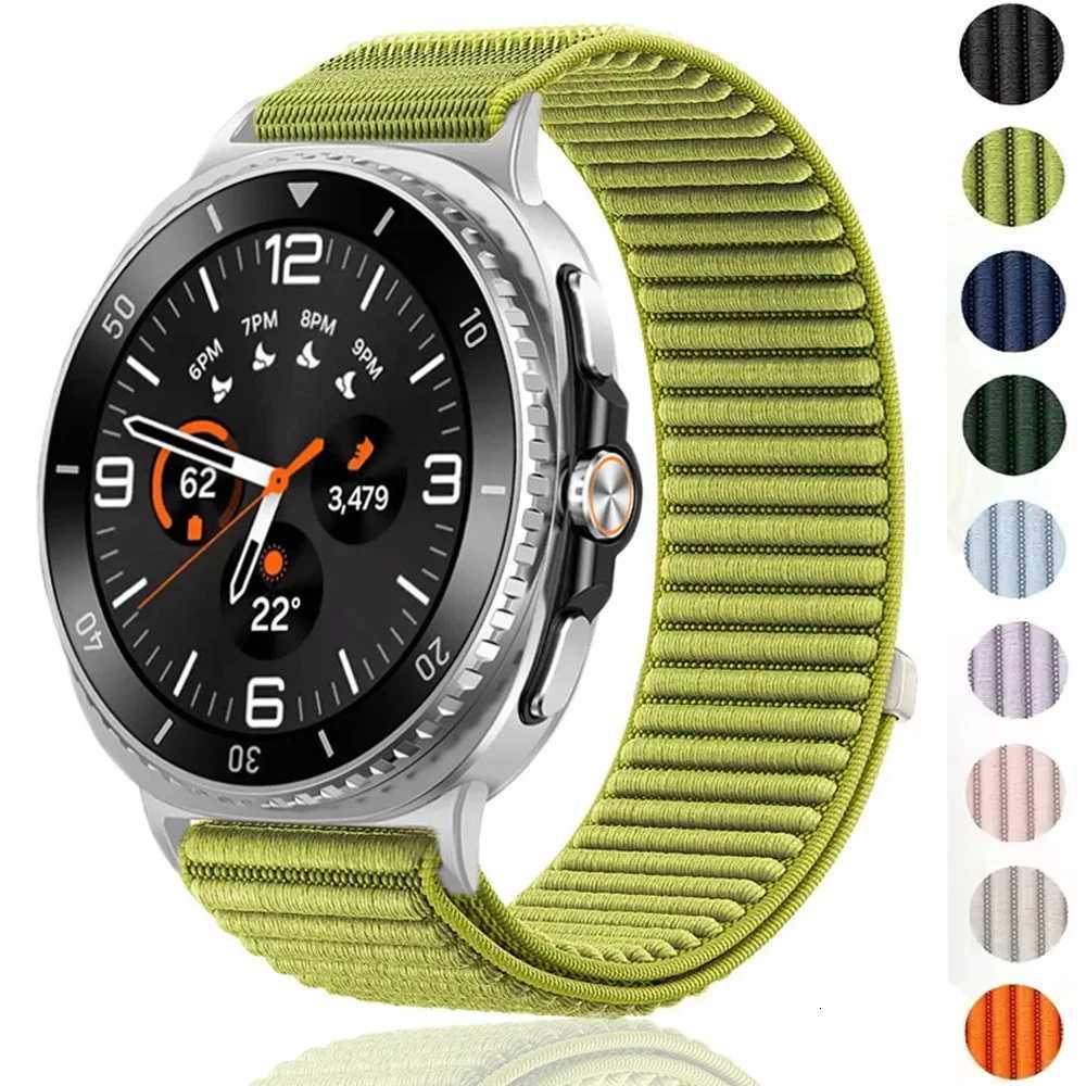 Nylon Strap for Samsung Galaxy Watch 8 44mm 40mm Adjustable Replacement Bracelet for Galaxy Watch 8 Classic 46 Band Accessories W250928