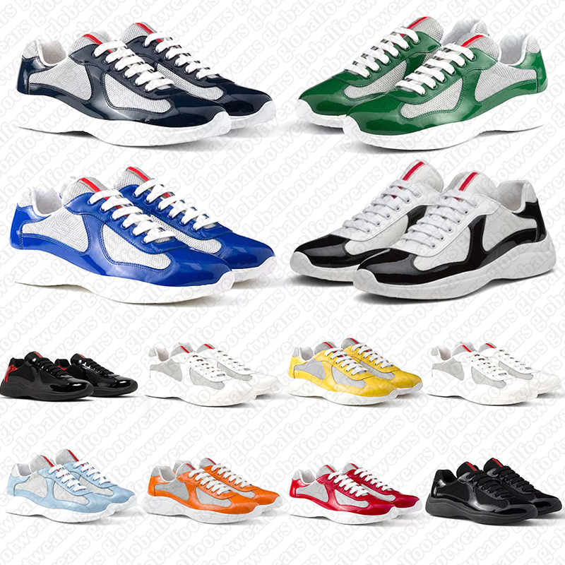 With box cups sneakers designer for men women patent mesh patchwork outdoor dress shoes breathable fashionable trainers