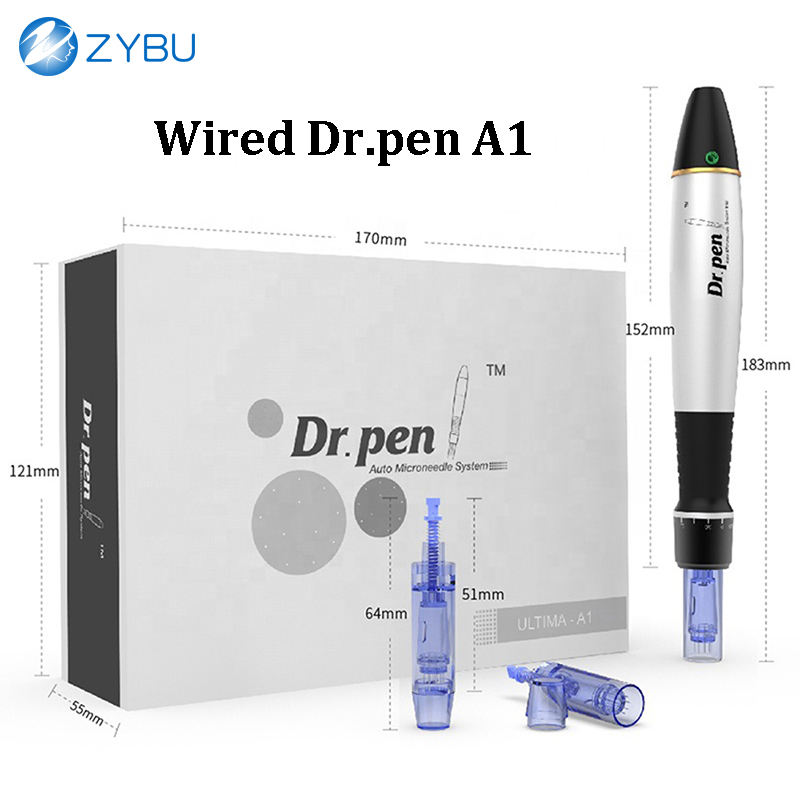 Electric Dermapen Plug in Dr.pen Ultima A1-C Wired Derma Pen Beauty Machine Skin Care Tool Micro Needling Professional Microneedle Roller MTS System M