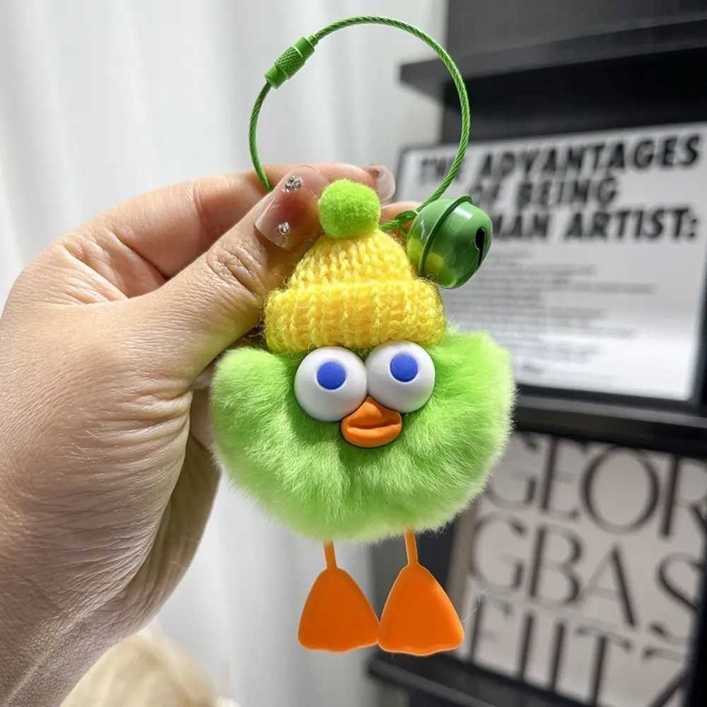 Holiday Gift Plush Pendant Rex Rabbit Hair Ball Keychain Duckling Cartoon Funny Kawaii Birthday GiftsXJ250928