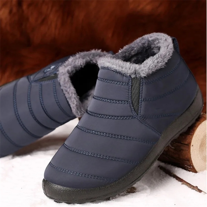 Snow Men Boots Casual Shoes Man Outdoor Mens Winter Sneakers Platform Men Shoe Waterproof Ankle Boots Work Boots Footwear250114bj