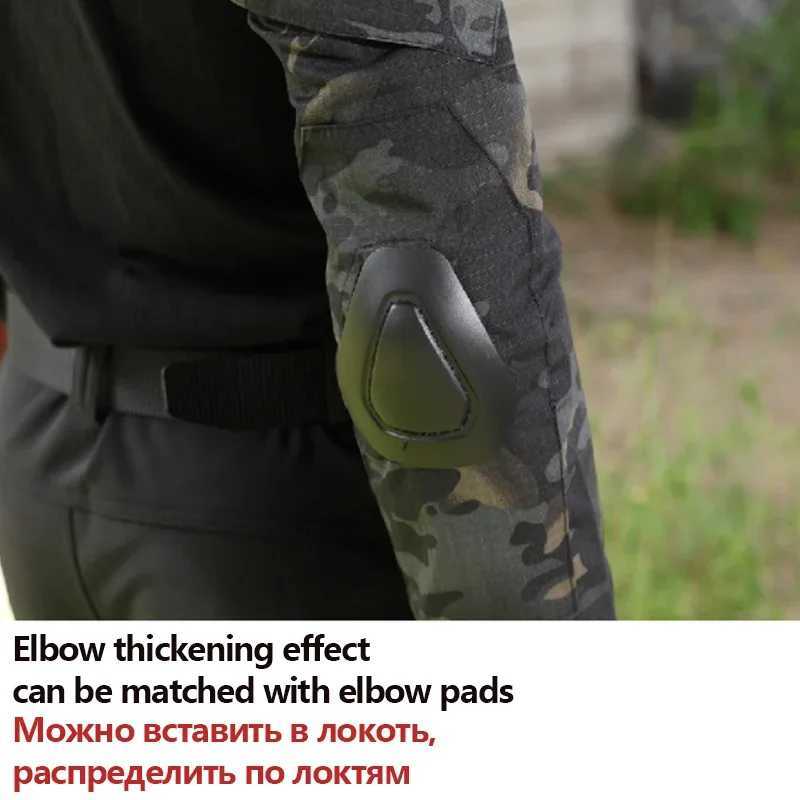 Tactical Suits Milita Uniform Suits Camo Hunting Shirts Cargo Pants with Pads Airsoft Paintball Hunting Clothes Sets Outdoor W250928