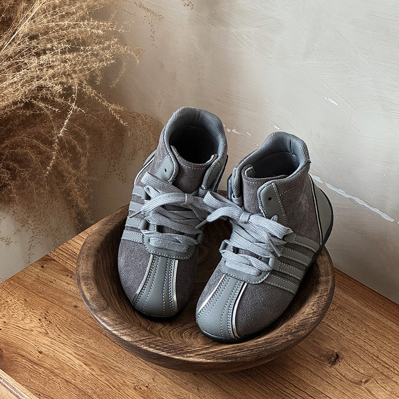 Autumn Korean style men's and women's sports short boots, fashionable Martin boots, girls' soft soled trendy short boots, designer shoe