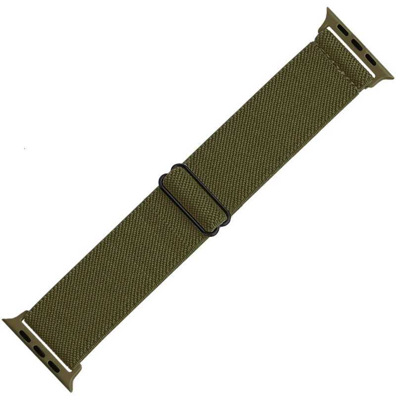 Nylon Strap for Apple Watch Band 7 8 9 45mm 41mm Adjustable Elastic Breathable Bracelet iWatch Ultra 49mm 6 SE 5 44mm 40mm 42mm W250928