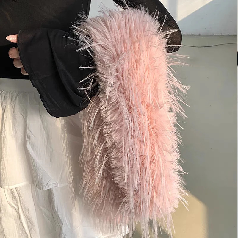 Winter Korean 200cm Long and Thick Scarf Fashionable Plush Long Strip Scarf Womens Mink Fur Y2K Girl Scarf for Warm 250928