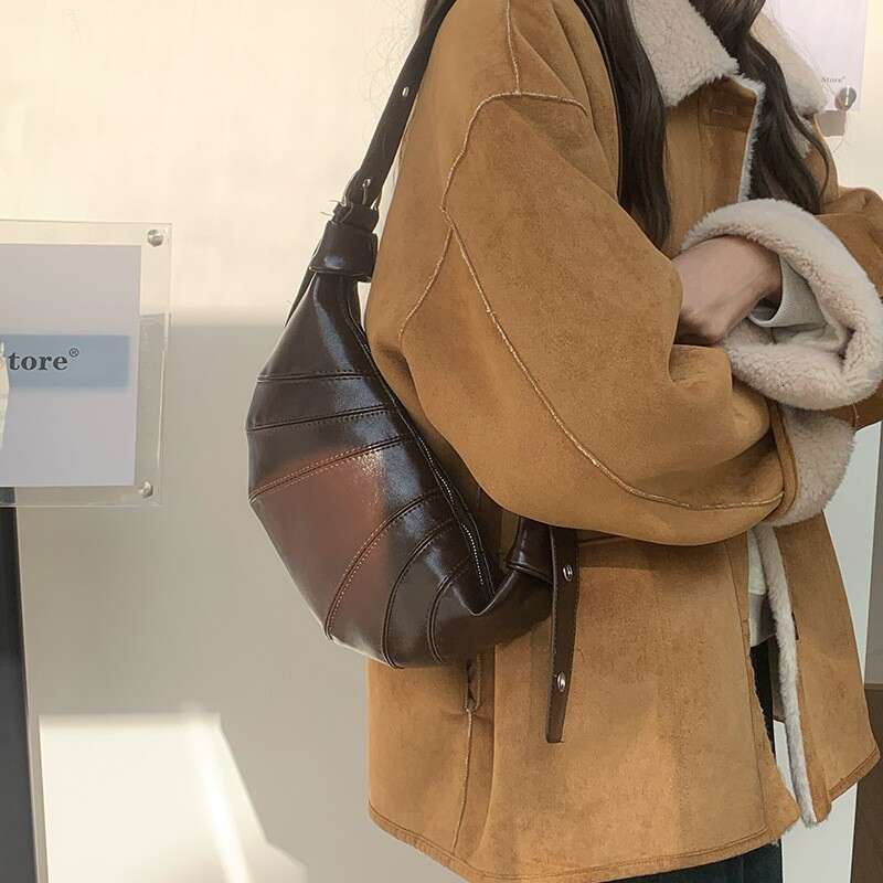 Best Seller Designer Bag Coffee Color Horn Women Underarm Autumn Winter 2025 New Fashion Korean Versatile Cssbody Dumpling Bag