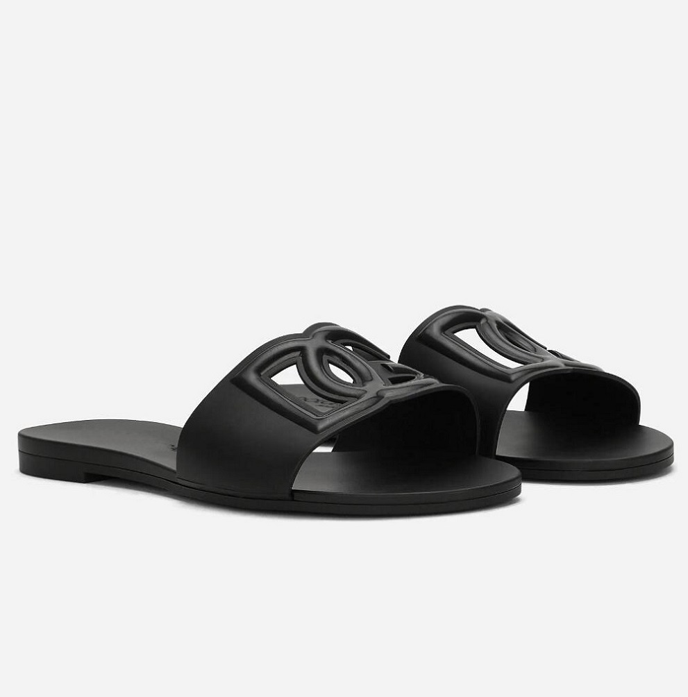 Brand Designer Luxury Women Bianca Beachwear Sliders Leather Slides Casual Walking Flip Flops Rubber Sandals Shoes Slip On Lady Beach Slippers EU35-41