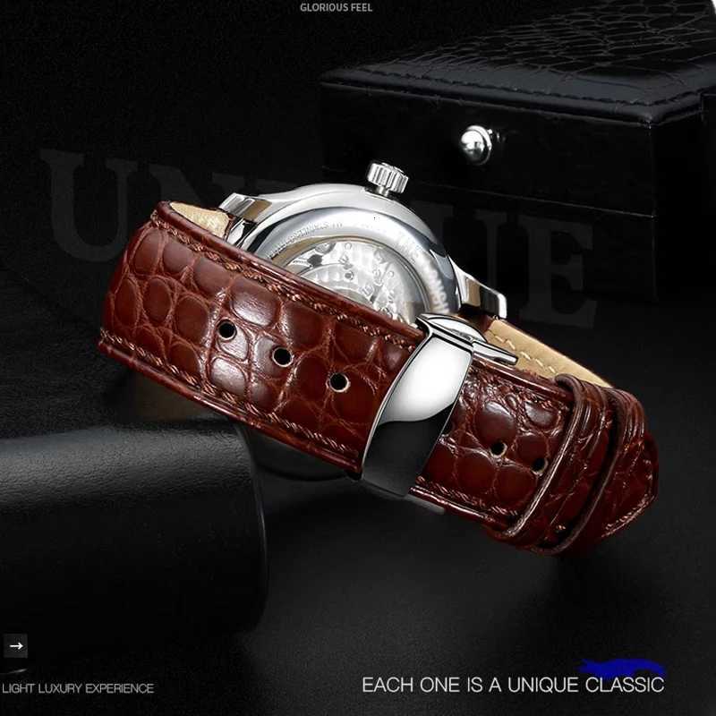 18mm 19mm 20mm 22mm 23mm Soft Crocodile Skin WATCHBand Mens WATCH StrAP For Bracelet Calfskin bottom W250928