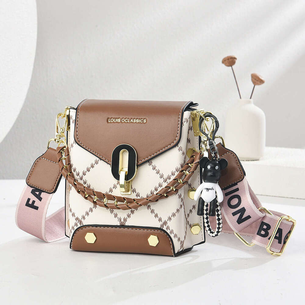 Korean Style Simple Fashion Trendy Mini Phone Summer New Versatile Small Square Single Shoulder Crossbody Bag