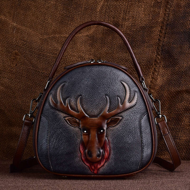 designer bag Luxury bag Top Layer Cowhide Personalized Fashion Genuine Leather Handbag, Crossbody Bag for Women, High-End Feel