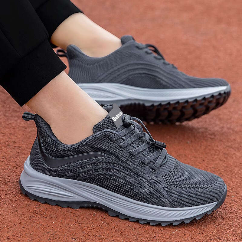 Beijiang Wolf Non-Slip Soft Sole Middle-Aged Men's Sports Casual Breathable Dad Elderly Walking Shoes