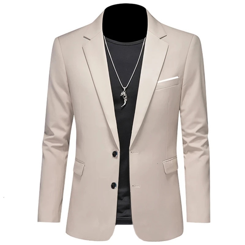 Fashion Mens Casual Business Slim Fit Formal Dress Blazers Jacket Suit Coat 240626