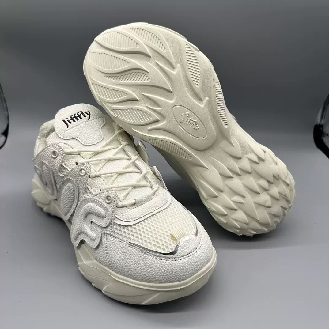 Jifffly Designer Dad Shoes New Fashion Multi-functional White 2025 Fashion Trend Sneakers Luxury Sports Shoes Men's And Women's Black Casual