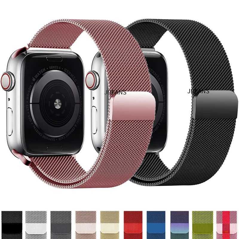Milanese Loop Strap For Apple Watch Band Ultra 2 49mm 46 45 44 41 38 42mm Stainless Steel Metal for iWatch Series 10 9 8 7 6 5 4 W250928