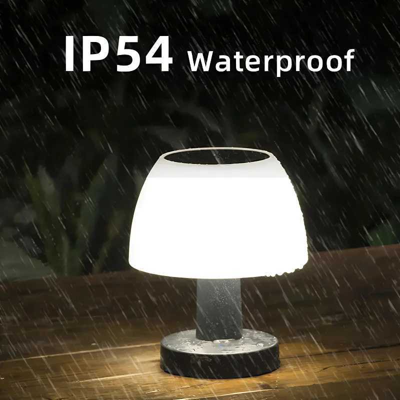 LED outdoor table light solar Rechargeable Cordless Desk Lamp Solar LED Light rechargeable Solar light Home Decor Bedside Light C250928