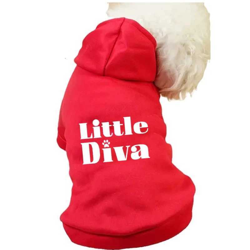 Pet Clothes for Dog Cat Puppy Hoodies Coat Little Diva Sweatshirt Dog Outfits for Small Medium Dog Cat X250928