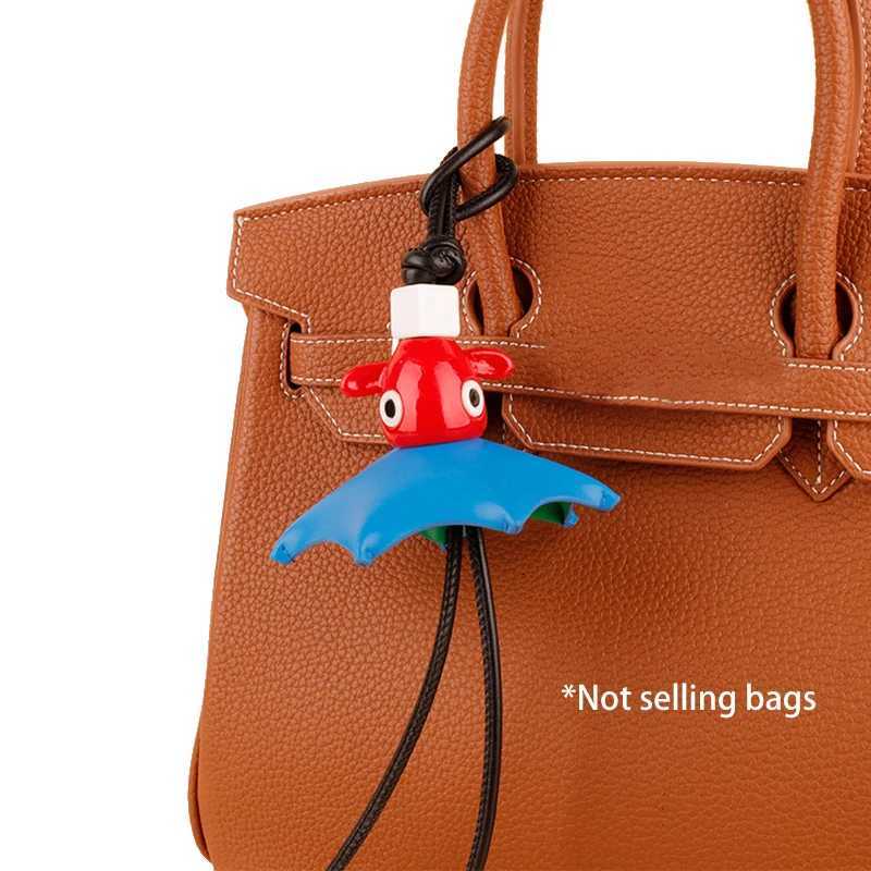 Luxury New Leather Elf Cute Bag Charm For Women Bag Fashion Highend Exquisite Workmanship Bag Decoration Bag Accessories Y250928qw
