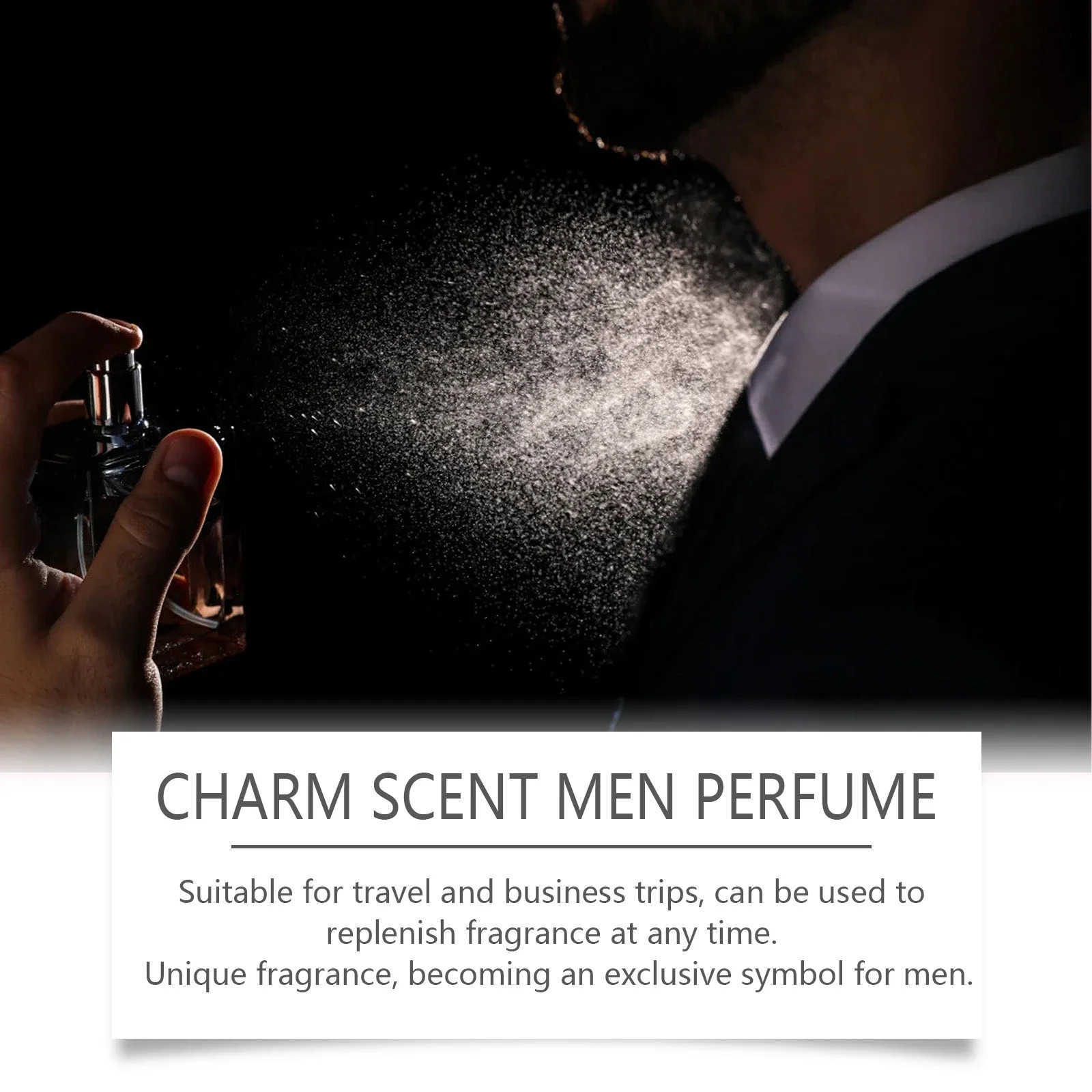 Sandalwood Perfume Long Lasting Light Wood Fragrance Show Charming Flirting Pheromone Men Perfume Oil Nonstimulation Body Spray Z250928