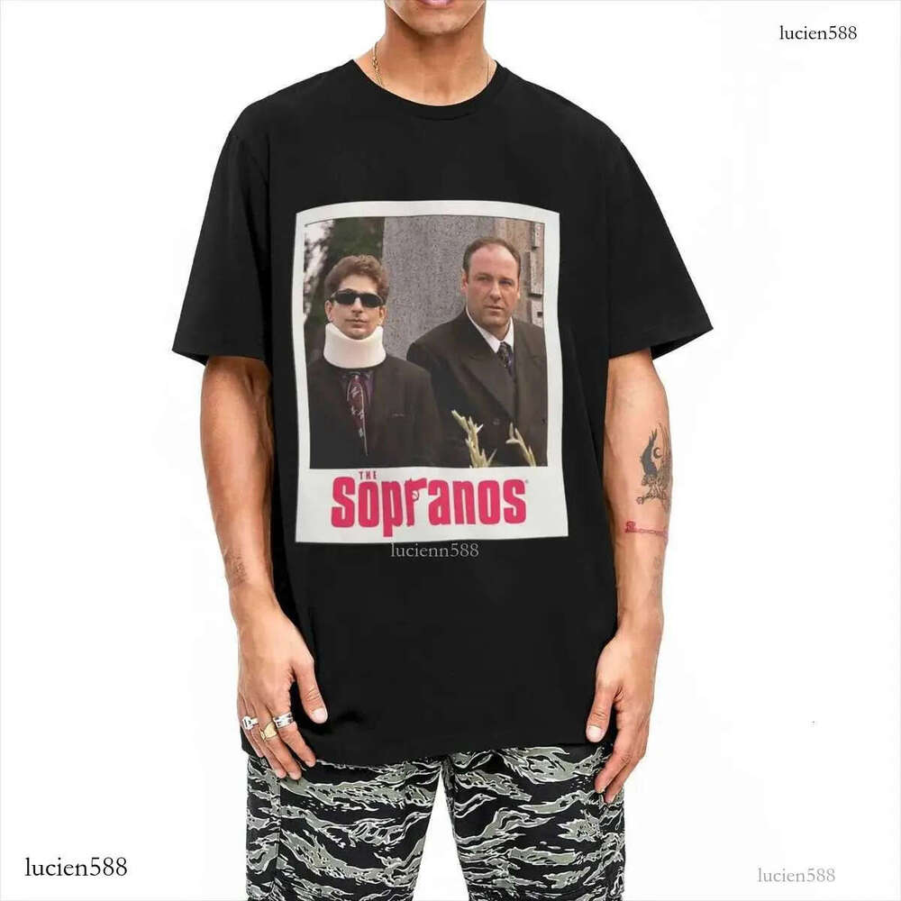 Tony Soprano Pop Culture T-Shirt Harajuku T-Shirts Short Slves Funny Tshirt Beach Cotton Round Neck Oversized Clothes X250227