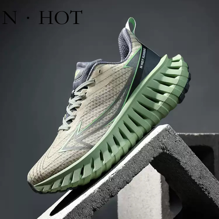 NHOT Designer New Men's Sports Shoes Are Luxurious Breathable Mesh Running Shoes Trendy, Fashionable Versatile Anti Slip Wear-resistant Outdoor C