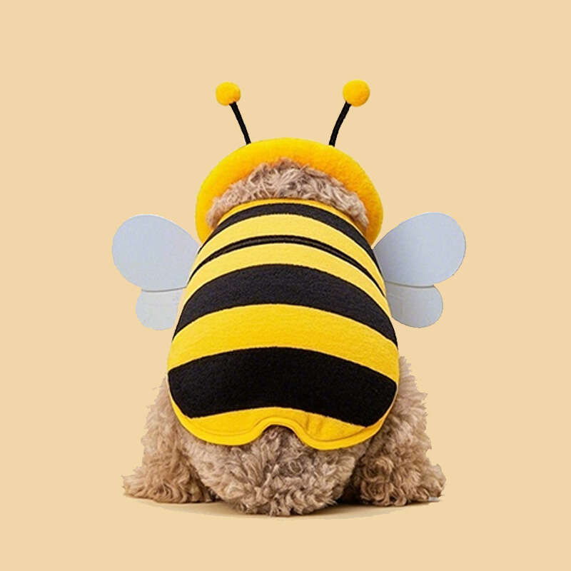 2025 New Halloween Pet Dog Clothes Bee Character Dress Up Costume Product