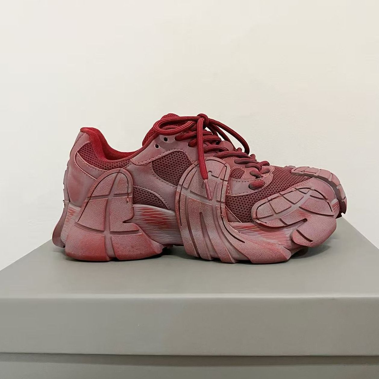 Designer Thick soled Retro Octopus Washed Retro Fashion 2025 New Multi functional Casual Sports Dad Shoes