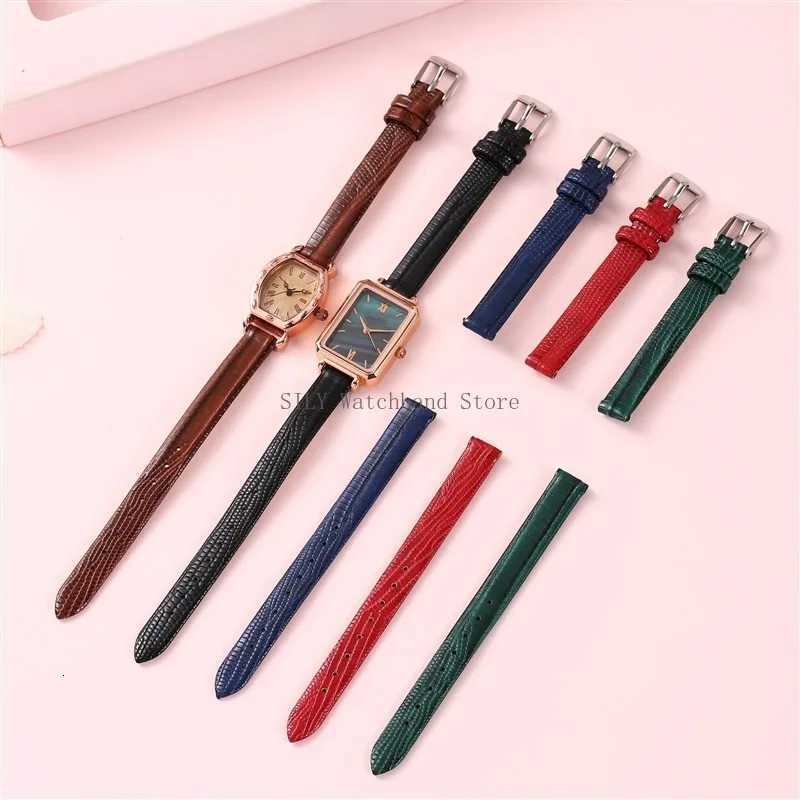 Soft Leather Watch Bands Slim Leather Watch Strap Men Women Universal Bracelets High Quality Sport Wrist Band 8mm 10mm 12mm 14mm W250928
