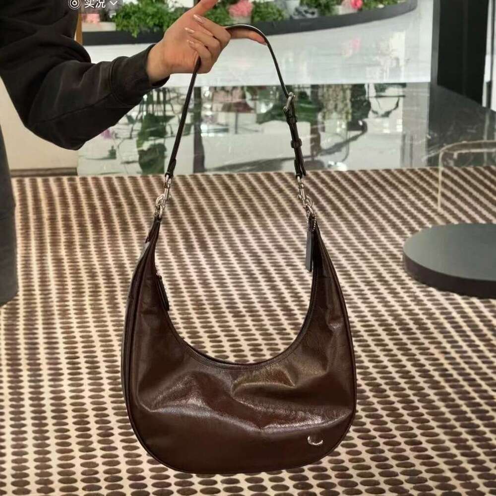designer bag Luxury bag New Juliet Sling Crescent Handheld Crossbody Shoulder Oil Wax Leather Large Capacity Women's Bag