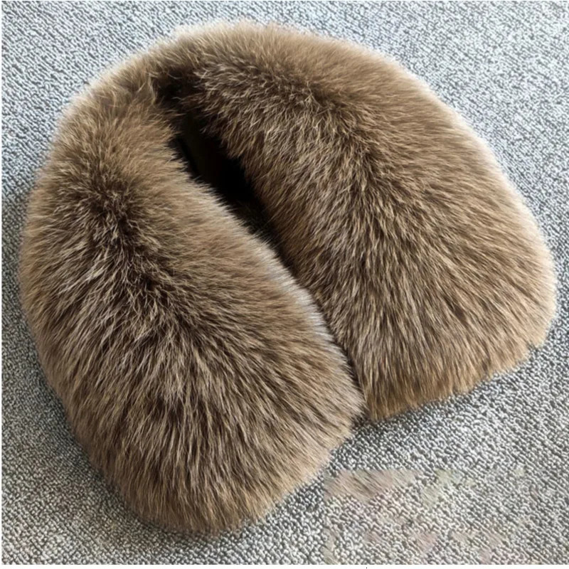 Real Fox Fur Scarf Women Keep Warm Natural Fur Scarf Women Large Fur Collar Coat Fur Collar Scarves Fox Fur Scarves For Ladies 250928