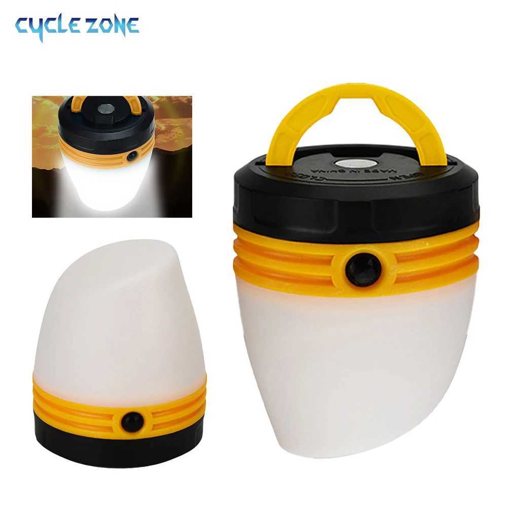 LED Camping Lights Outdoor Tents Lamps with Magnet Base Portable Hanging Light Battery Lamp Emergency Lantern Camping Supplies C250928