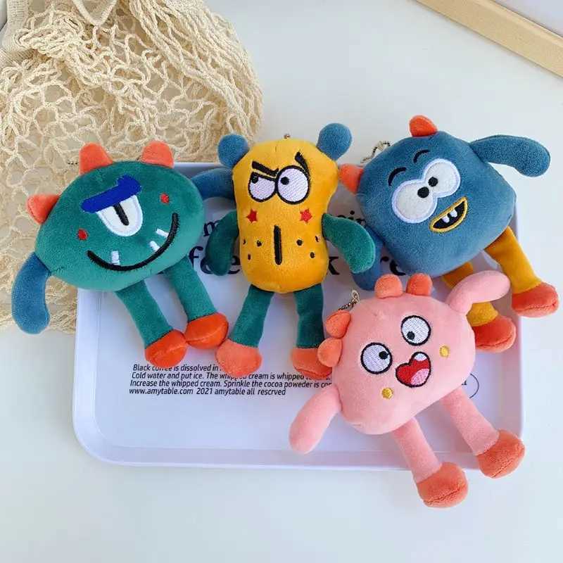 1pcs Plush Toy Bag Keychain Childrens Pendant Ugly and Cute Little Monster Doll Backpack Accessories Sensory Training StichXJ250928