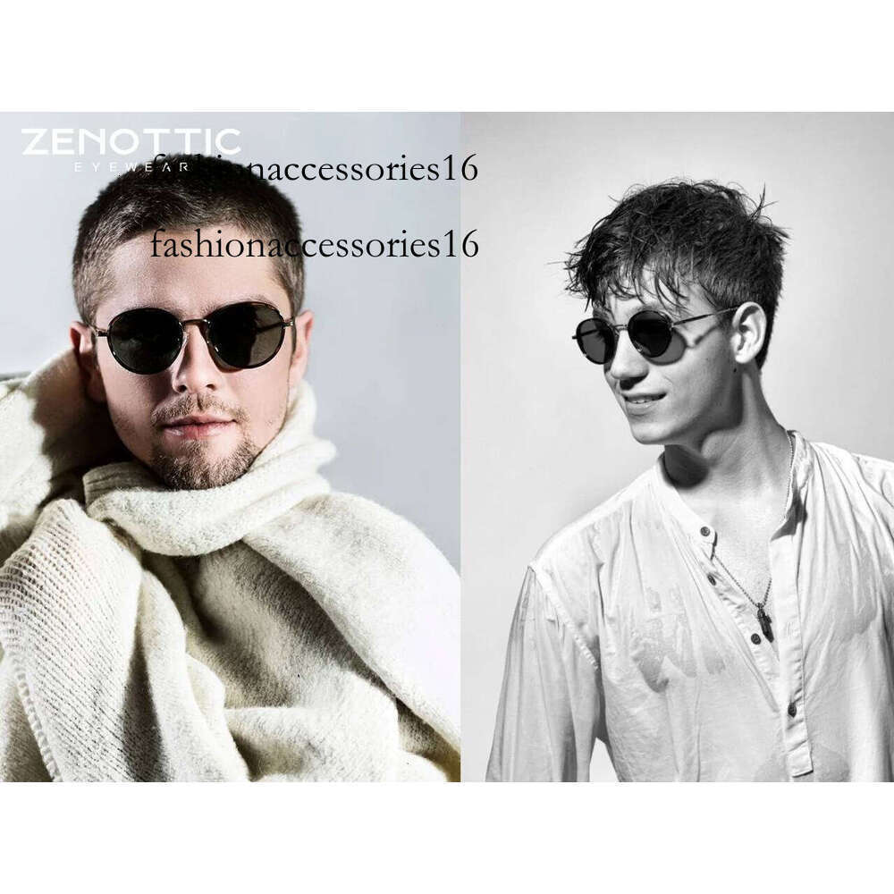 ZENOTTIC Fashion Sunglasses Round/Square Polarized Sun Glasses for Women Men Vintage UV400 Shade