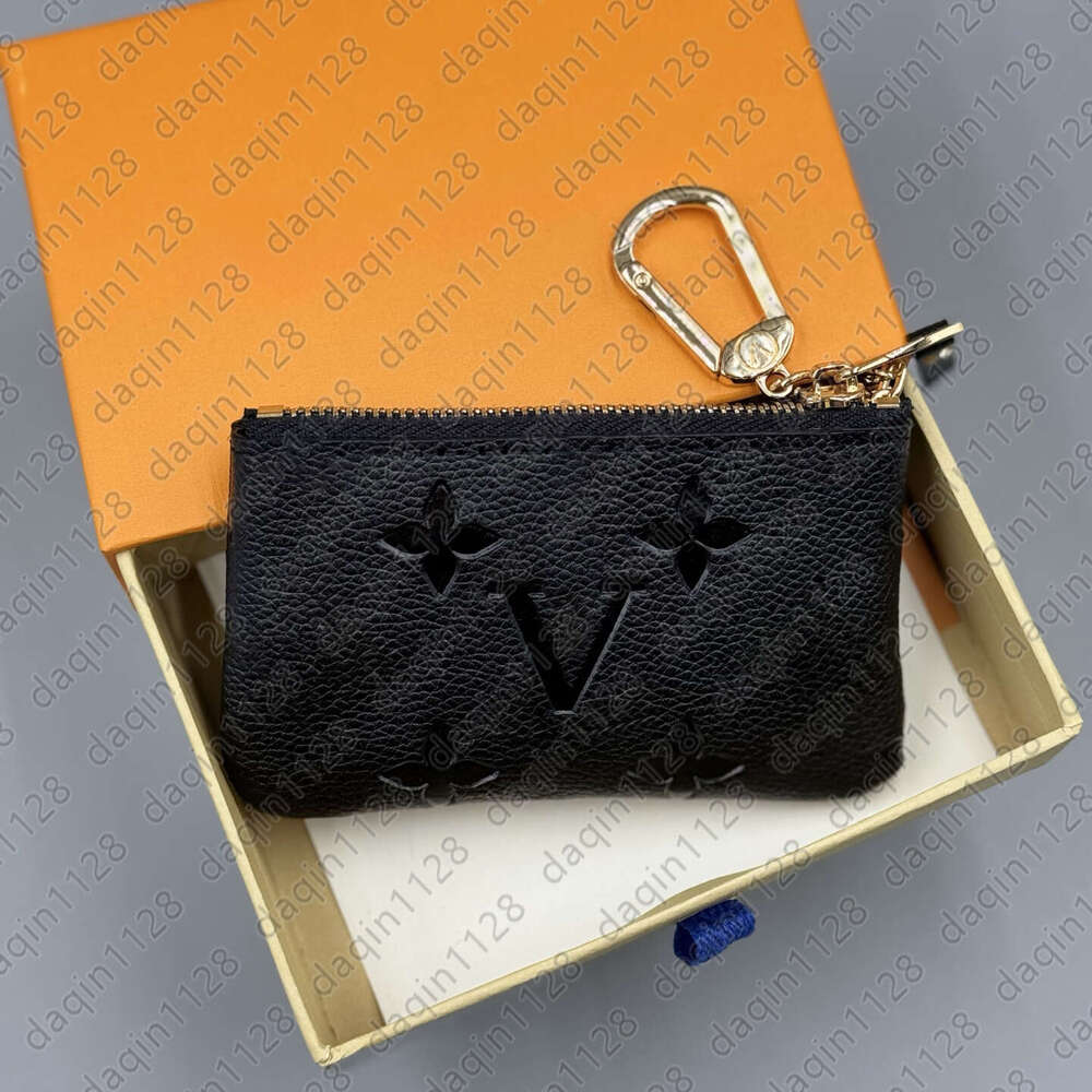Key Chain Key Ring Zipper Cardholders Luxury Womens Mans Card Holder Designer Denim Pouch Pocket Money Bags Plaid Bank Card Mini Cards Coin Purse Wallets Money Clip