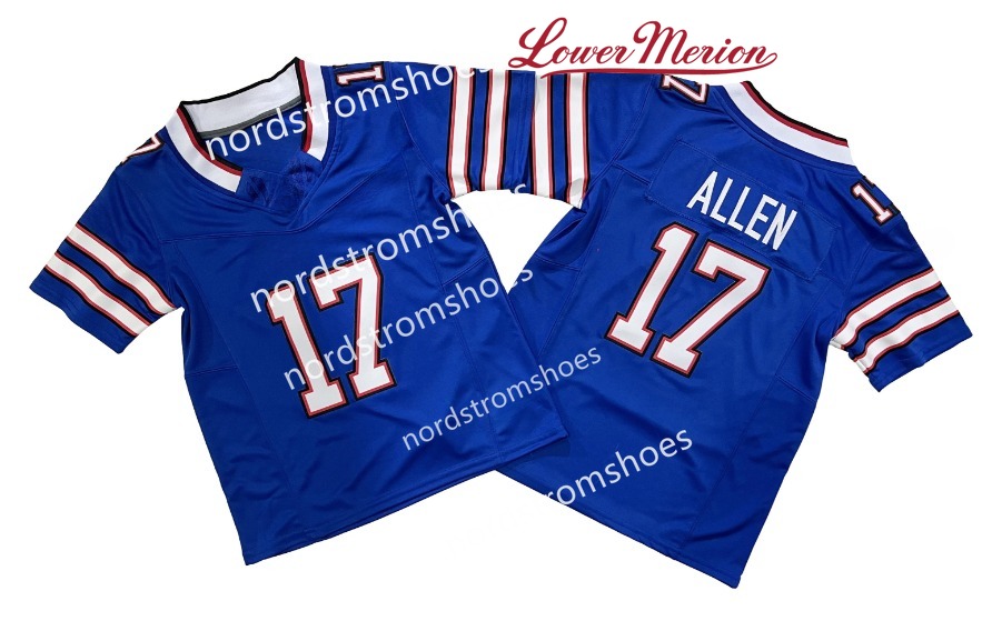 nordstromshoes Custom Jersey Josh 17 Allen 2025 Rivalries Joey Bosa Gabriel Davis Miller James Cook Terrel Bernard Dawson Knox Beasley Milano Kincaid 