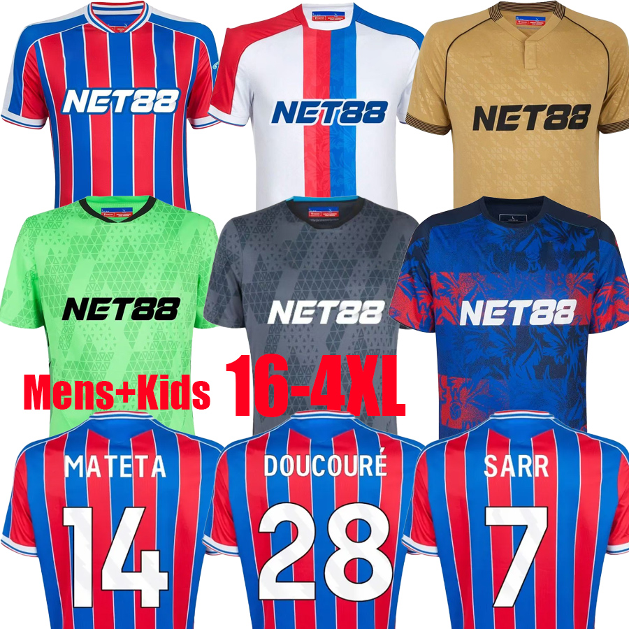 4XL 2025 2026 PaLaCes EZE Soccer Jerseys 24 25 26 Crystals KAMADA DOUCOURE GUEHI J.AYEW CrYsTalS MATETA maillots de foot EDOUARD SCHLUPP kids kits Football shirt